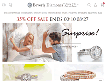 Tablet Screenshot of beverlydiamonds.com